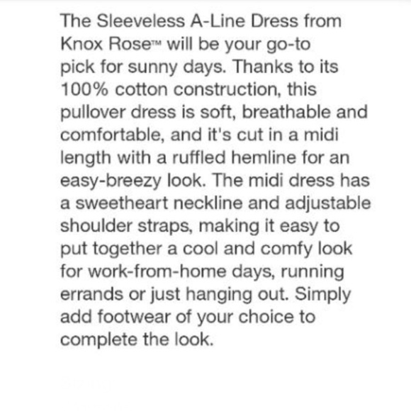 Women's Sleeveless A-Line Dress - Knox Rose™ White Floral Size XXL - Picture 4 of 12